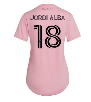Inter Miami Jordi Alba #18 Hemmatröja Dam 2023-24 Kortärmad